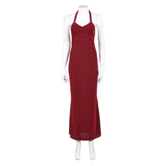 Super Mario Bros Pauline Robe Rouge Cosplay Costume