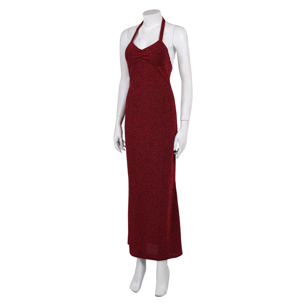 Super Mario Bros Pauline Robe Rouge Cosplay Costume
