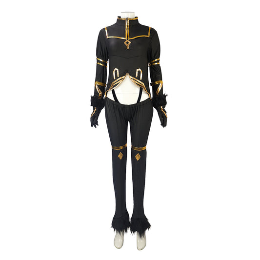 The Eminence in Shadow Delta Tenue Noire Cosplay Costume