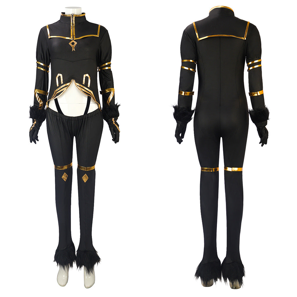 The Eminence in Shadow Delta Tenue Noire Cosplay Costume