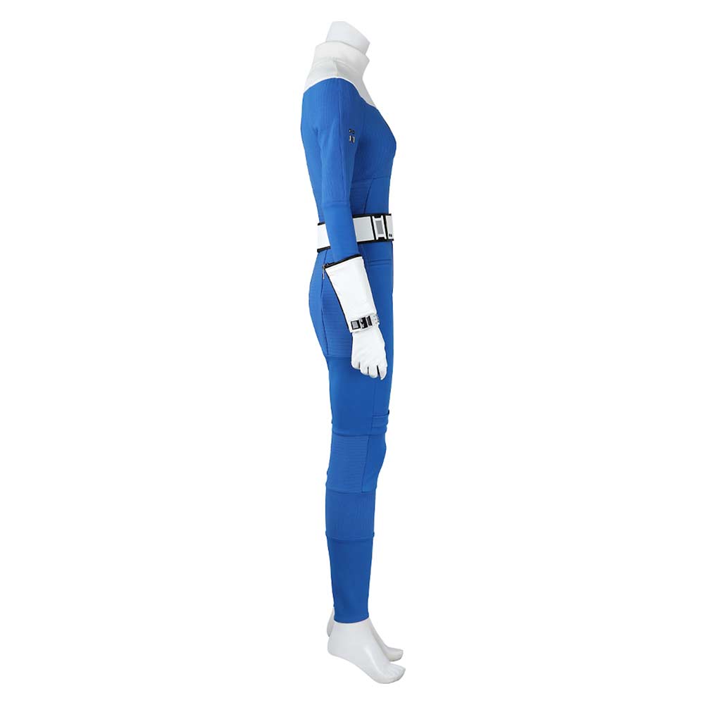 The Fantastic Four: First Steps(2025) Invisible Woman Susan Storm Combinaison Bleue Cosplay Costume