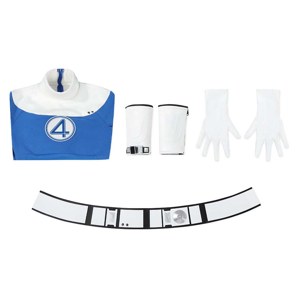 The Fantastic Four: First Steps(2025) Invisible Woman Susan Storm Combinaison Bleue Cosplay Costume