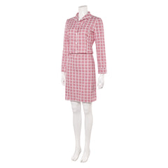 The Fantastic Four: First Steps(2025) Invisible Woman Tenue à Carreaux Rouge et Blanc Cosplay Costume