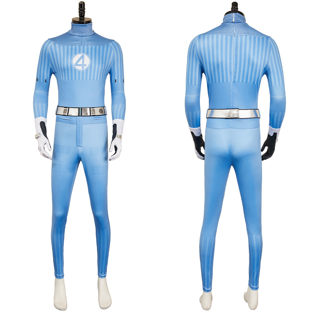 The Fantastic Four: First Steps(2025) Mr. Fantastic Combinaison Bleue Cosplay Costume