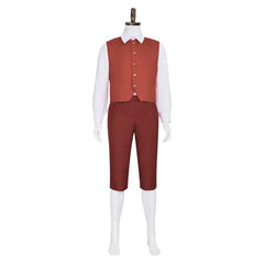 The Lord of The Rings Frodo Baggins Tenue Marrone et Bleue Cosplay Costume