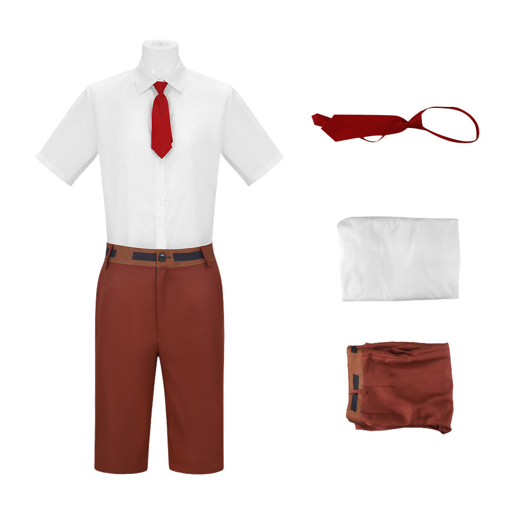 The SpongeBob Movie(2025) SpongeBob Tenue Blanche et Brune Cosplay Costume