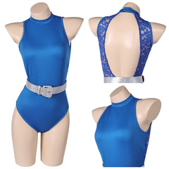 The Substance Elizabeth Combinaison Bleue Cosplay Costume