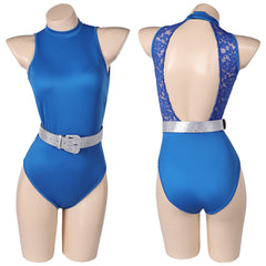 The Substance Elizabeth Combinaison Bleue Cosplay Costume