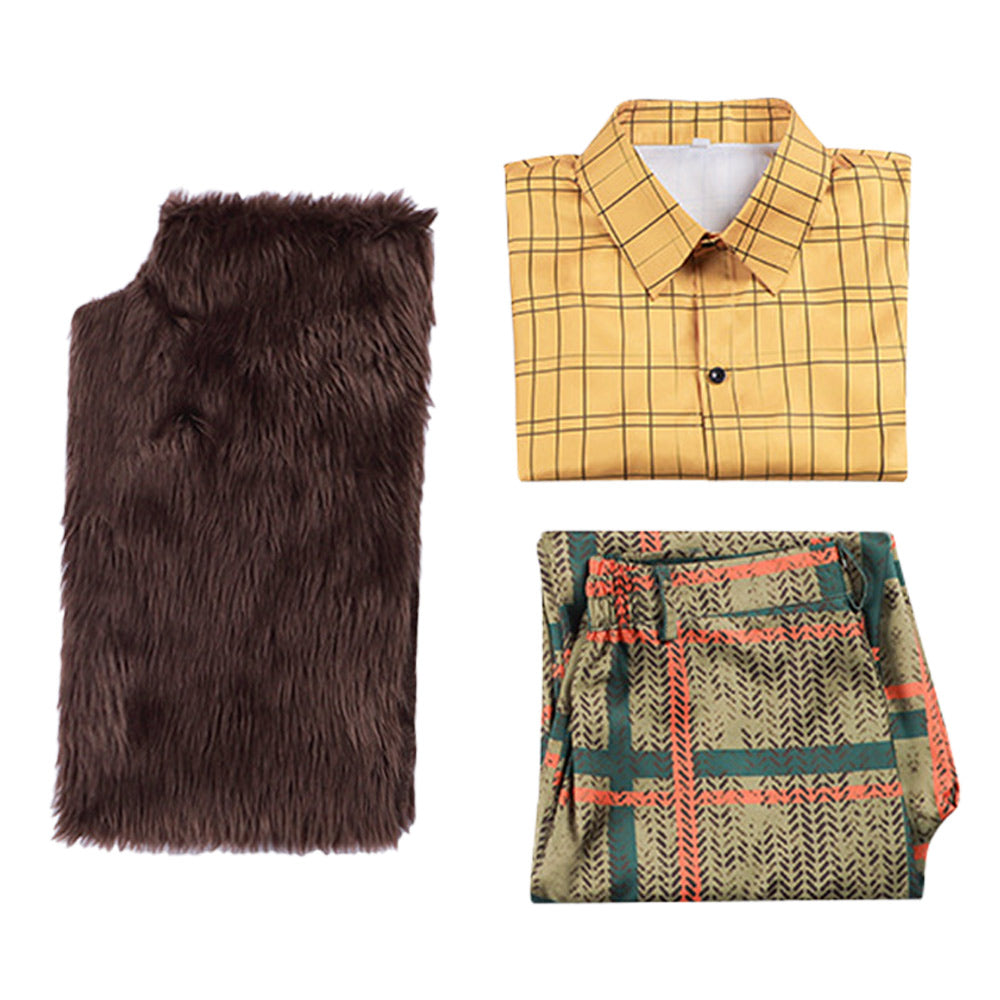 The Twits(2025) M.Twit Tenue Brune et Jaune Cosplay Costume