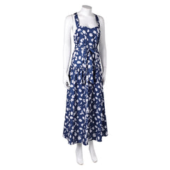 The White Lotus Saison 3(2025) Kate Robe Bleue Cosplay Costume
