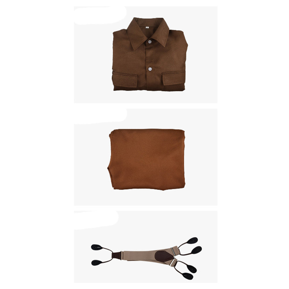 Titanic Jack Dawson Tenue Brune Cosplay Costume