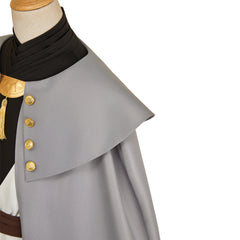 Tongari Boushi no Atelier(2026) Qifrey Tenue Grise Cosplay Costume