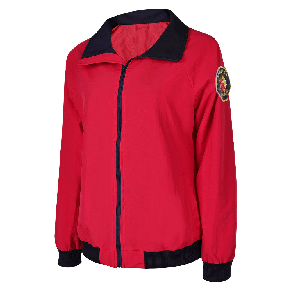 TV Baywatch Alerte à Malibu(2024) Mitch Buchannon Veste Rouge Cosplay Costume