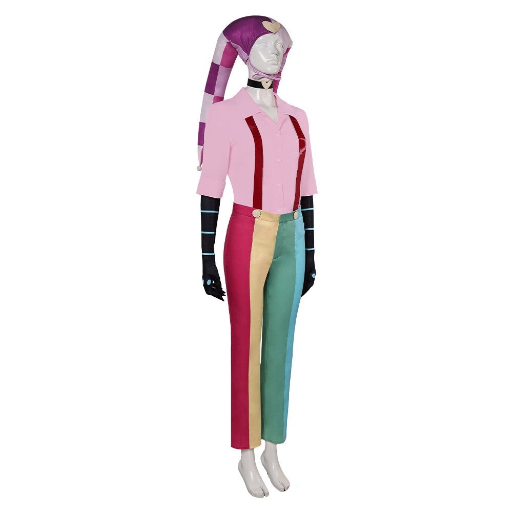 TV Helluva Boss Fizzarolli Tenue Rose Cosplay Costume