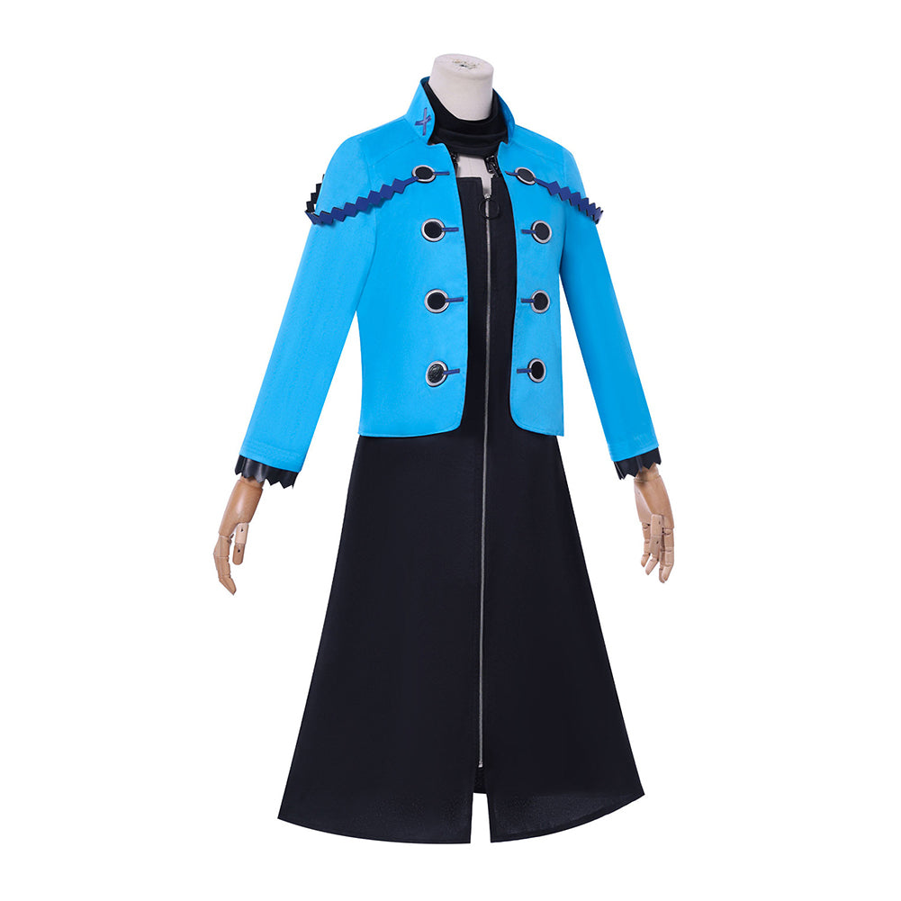 Virgin Punk(2025) Kamigori Ubu Tenue Noire et Bleue Cosplay Costume