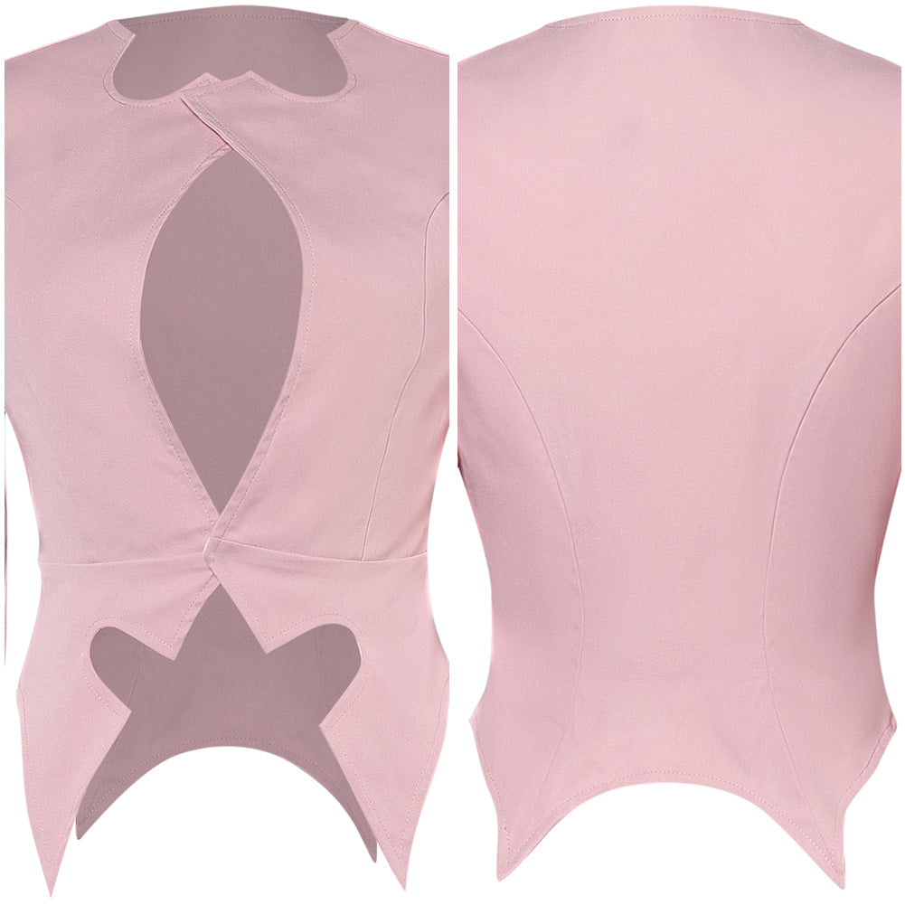 Wicked Glinda Veste Rose Cosplay Costume
