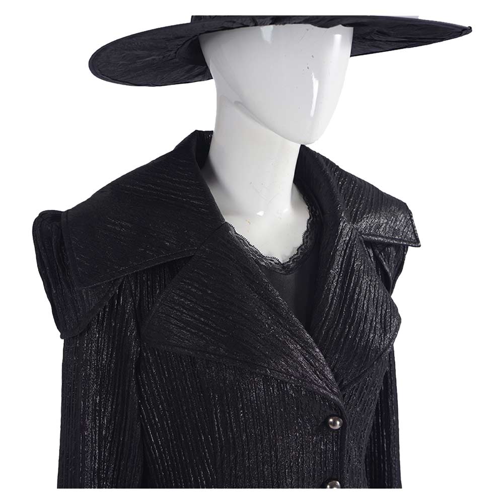 Wicked: For Good(2025) Elphaba Tenue de Sorcière Noire Cosplay Costume