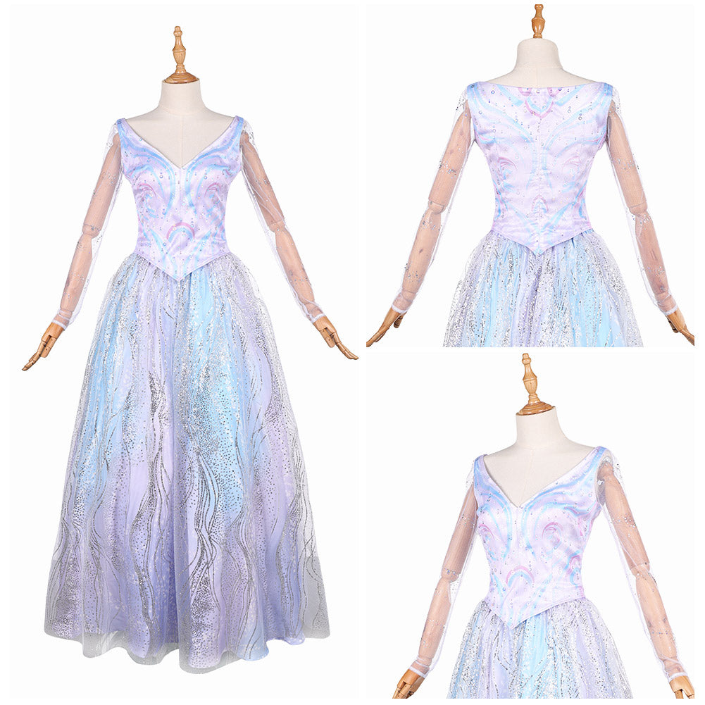 Wicked: For Good(2025) Glinda Robe Irisée Cosplay Costume