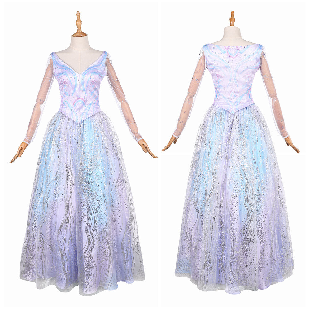 Wicked: For Good(2025) Glinda Robe Irisée Cosplay Costume
