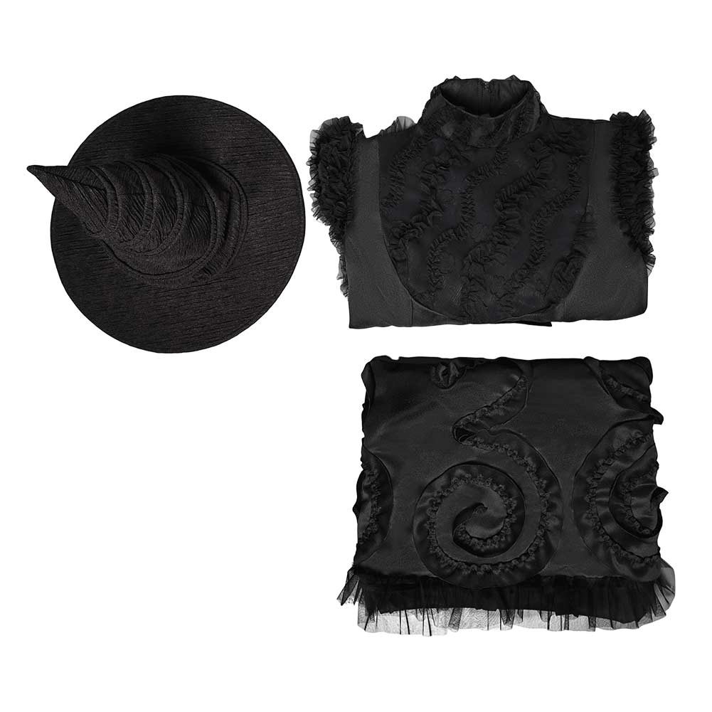 Wicked(2024) Elphaba Tenue Noir Cosplay Costume