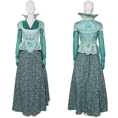 Wicked(2024) Madame Morrible Robe Verte Cosplay Costume