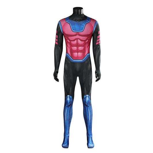 X-Men '97 Gambit Combinaison Noire et Rouge Cosplay Costume