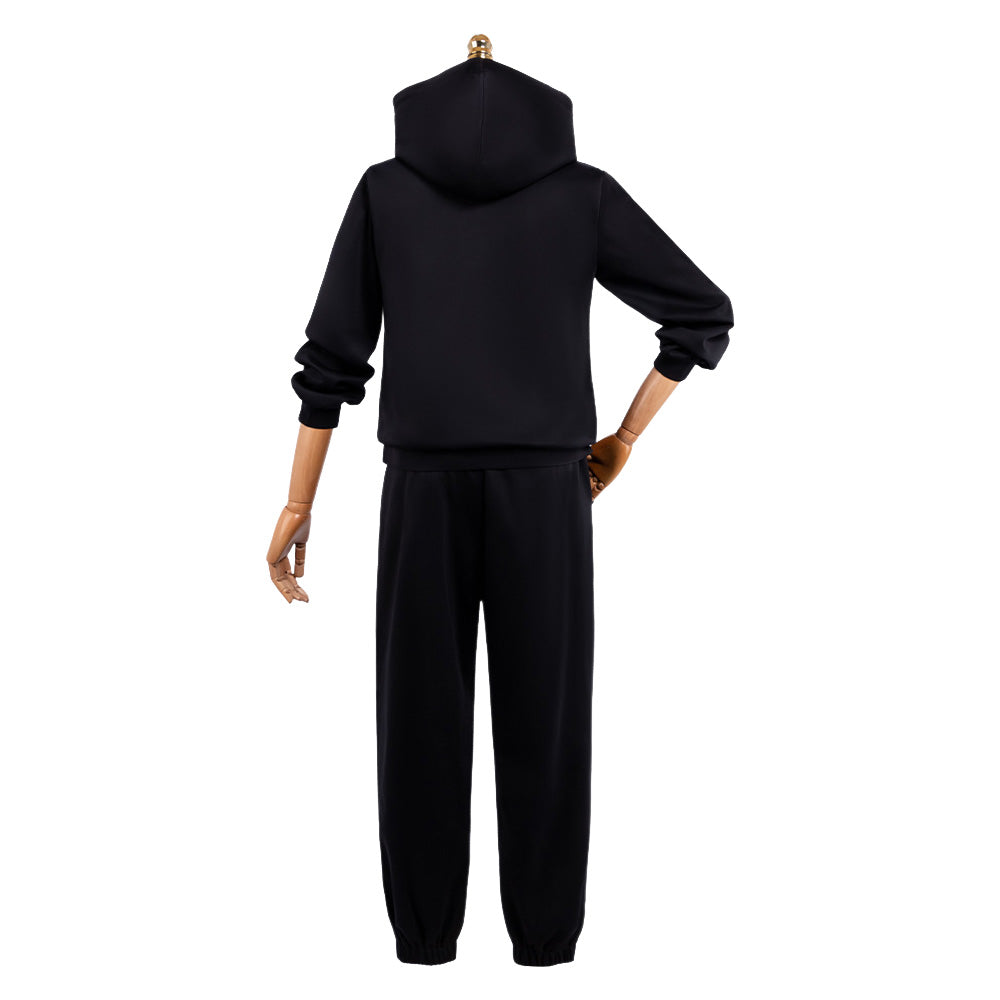 Yuji Itadori Tenue Noire Cosplay Costume