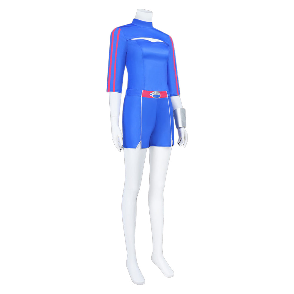 Zombies 4(2025) Addison Tenue Bleue Cosplay Costume Ver.2