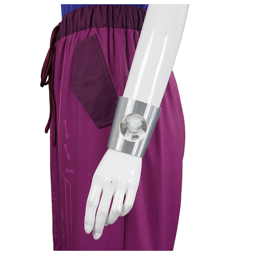 Zombies 4(2025) Addison Tenue Bleue et Violette Cosplay Costume