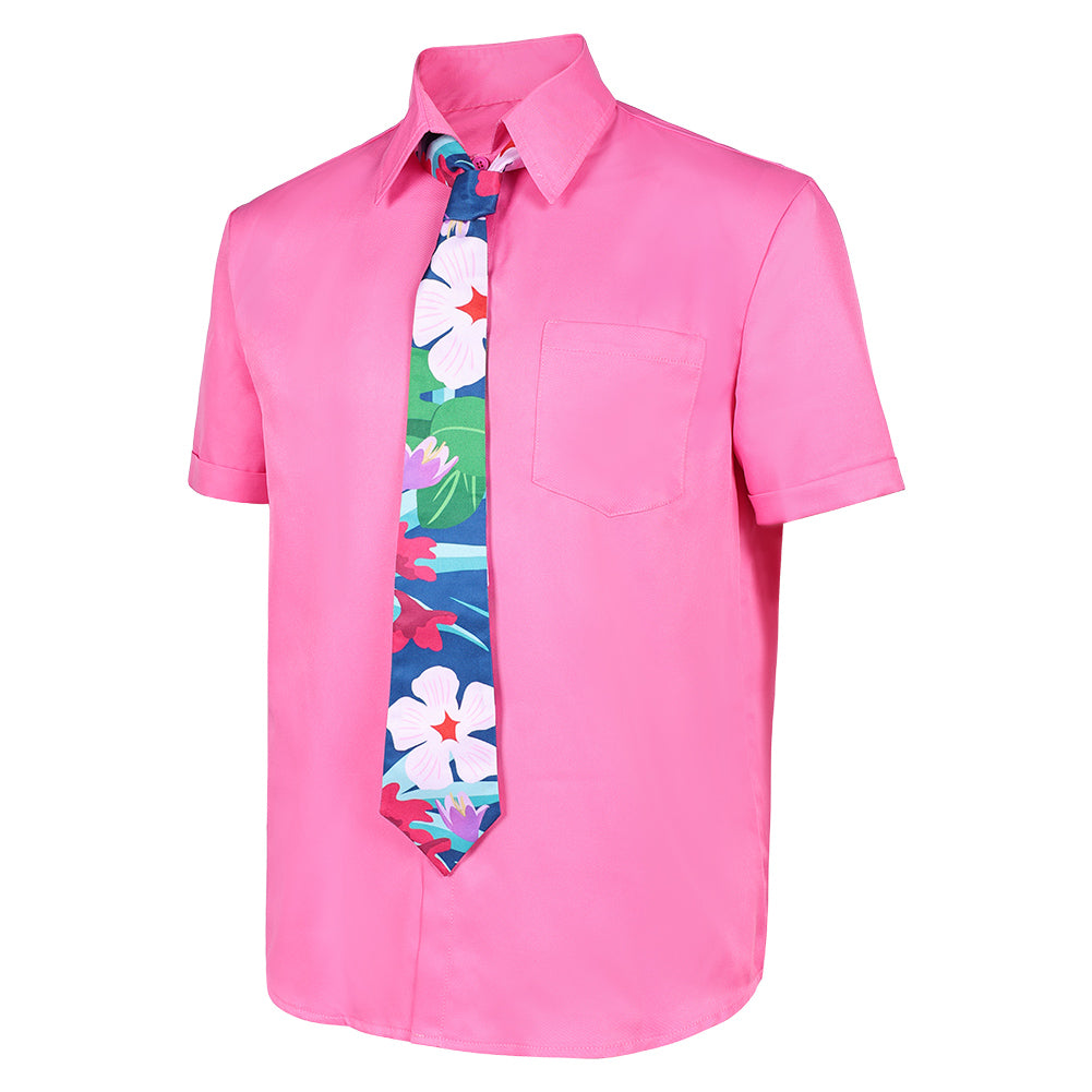 Zootopia 2(2025) Nick Wilde Chemise Rose Cosplay Costume