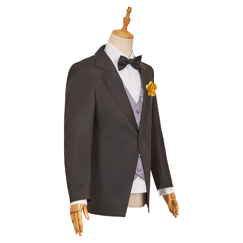 Zootopia 2(2025) Nick Wilde Veste Noire+Chemise Blanche Cosplay Costume