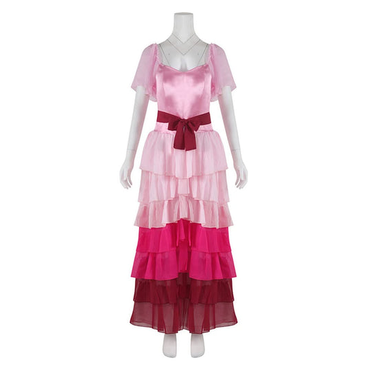 Harry Potter 4 Hermione Granger Robe Rose Cosplay Costume