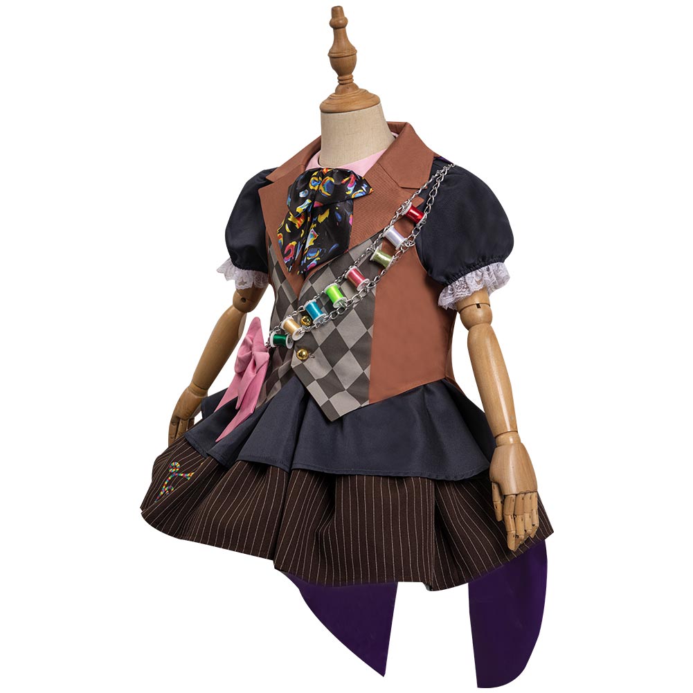 Enfant Alice au pays des Merveilles Tarrant Mad Hatter Design Original Costume