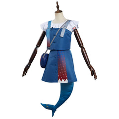 Hololive Vtuber Gawr Gura Uniforme Cosplay Costume