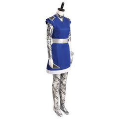 Adulte Zombies 3 Addison Alien Cosplay Costume Carnival Halloween