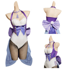 Genshin Impact KeQing Fille Lapin Bunny Girl Costume Design Original -cossky