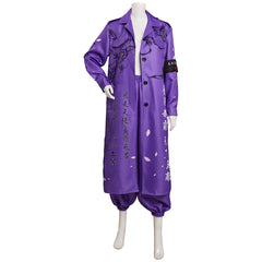 Japanais Bosozoku Kimono Manteau Violet Pant Cosplay Costume Halloween Carnival