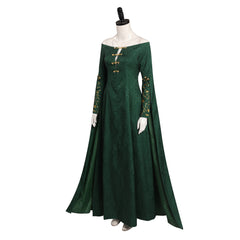 Adulte House of the Dragon Jeune Alicent Hightower Robe Vintage Cosplay Costume Médiéval Halloween Carnival