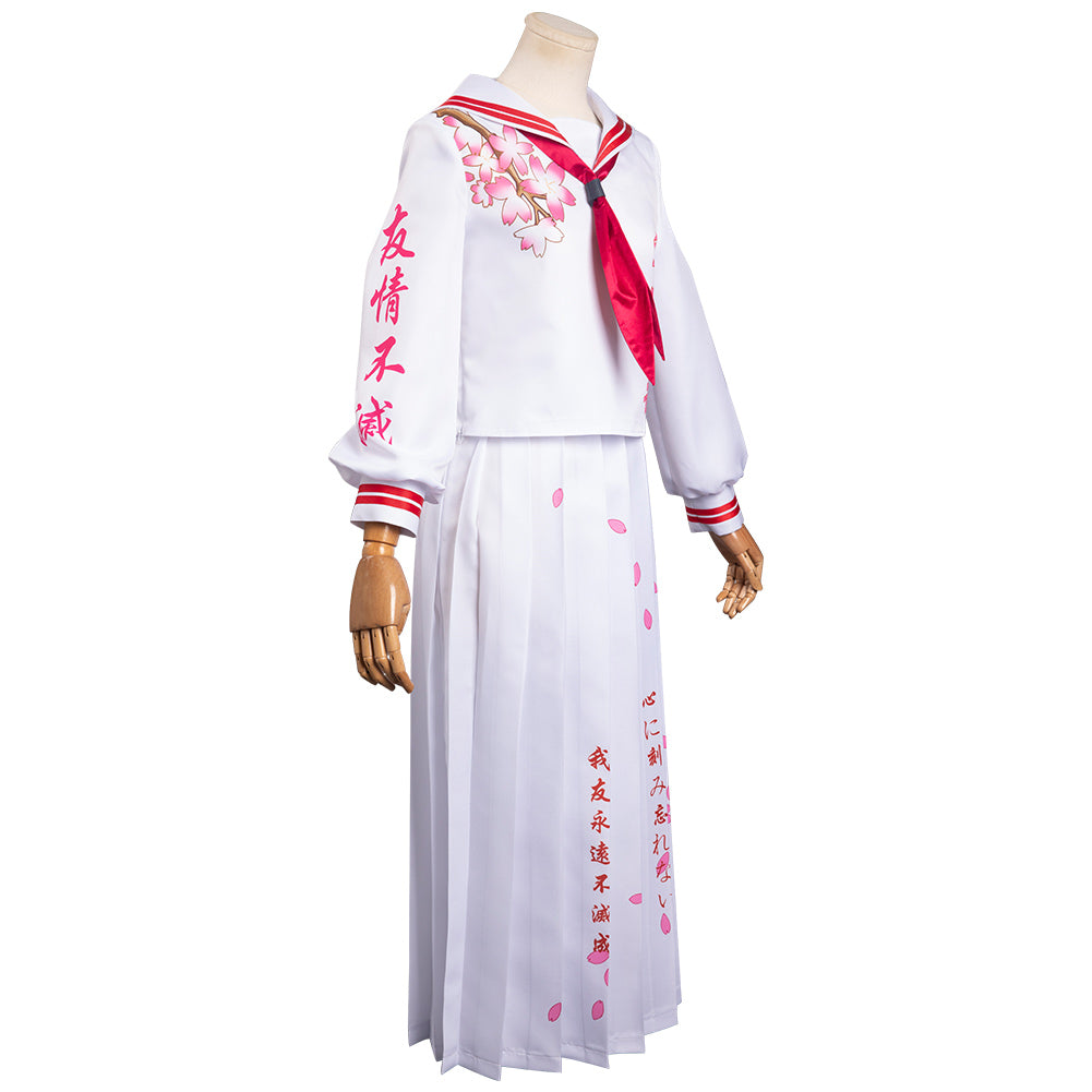Bosozoku Cosplay Costume Japanese School Uniform Skirts Outfits Halloween Carnival Suit