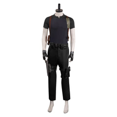 Adulte Resident Evil 4 Remake Leon S.Kennedy Manteau Cosplay Costume Carnaval