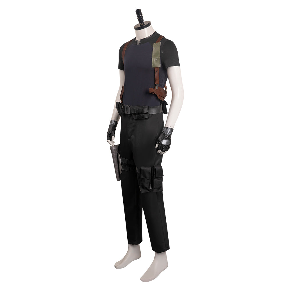 Adulte Resident Evil 4 Remake Leon S.Kennedy Manteau Cosplay Costume Carnaval