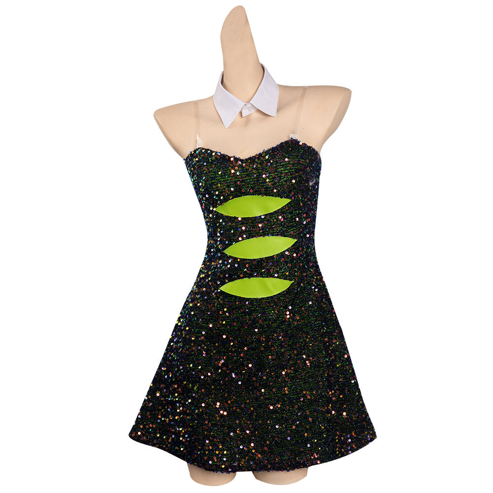 Splatoon Marie Robe Noir Jeu Femme Cosplay Costume