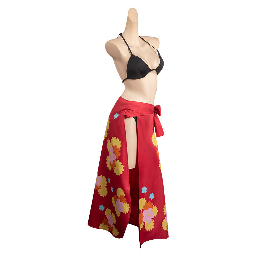 One Piece Nami Maillot De Bain Rouge Cosplay Costume