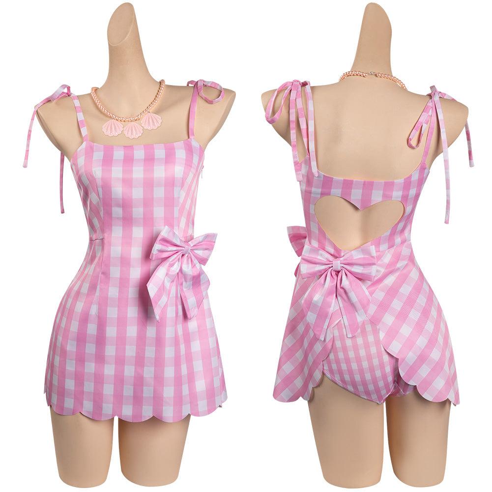 Adulte Film Barbie Rose Robe Cosplay Costume Carnaval
