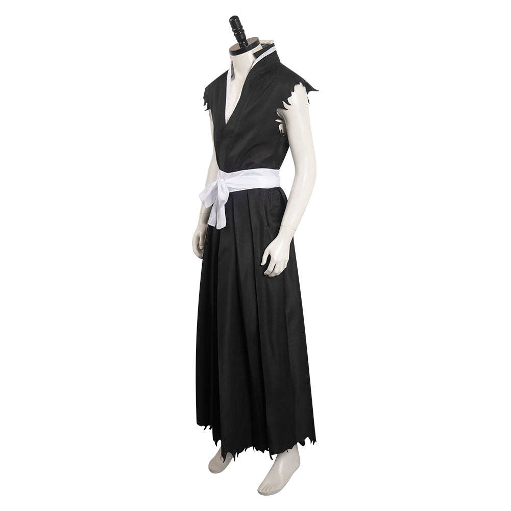 Bleach Kurosaki Ichigo Noir Uniform Cosplay Costume Halloween Carnaval