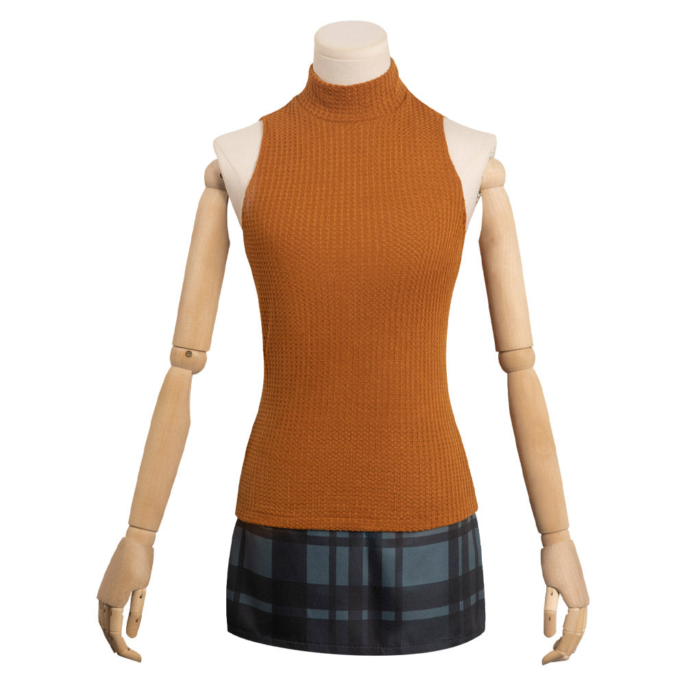 Resident Evil 4 Remake Ashley Graham Orange Cosplay Costume