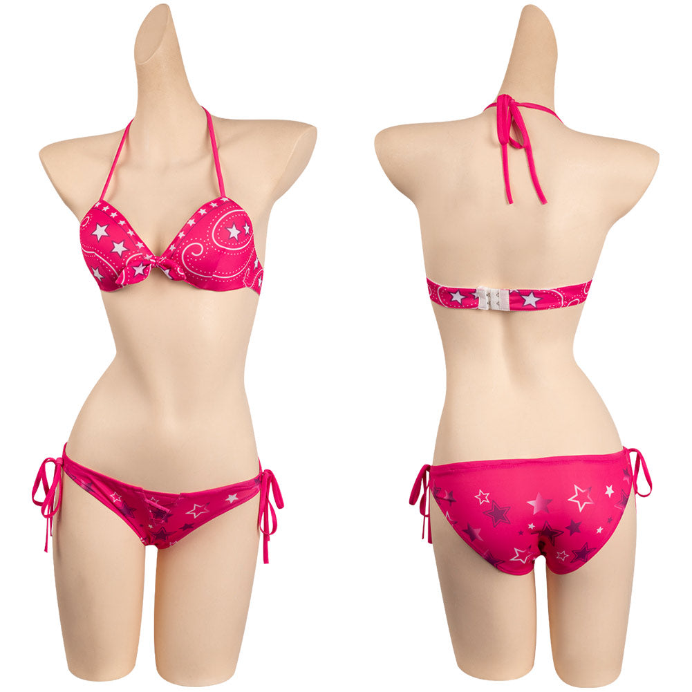 Film Barbie Femme Rose Maillot De Bain Cosplay Costume Carnaval