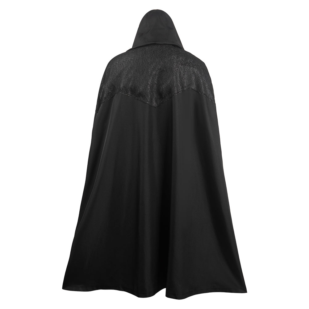 TV The Witcher Geralt Cape En Patchwork Noir Halloween Carnaval