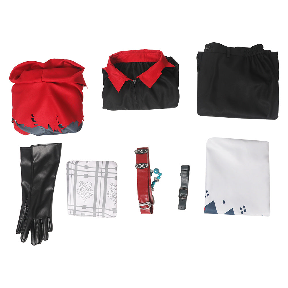 Final Fantasy XVI FF16 Joshua Rose Noir Ensemble Cosplay Costume Halloween Carnaval