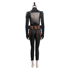 TV Enfant Star Wars Bo-Katan Kryze Noir Tenue Cosplay Costume